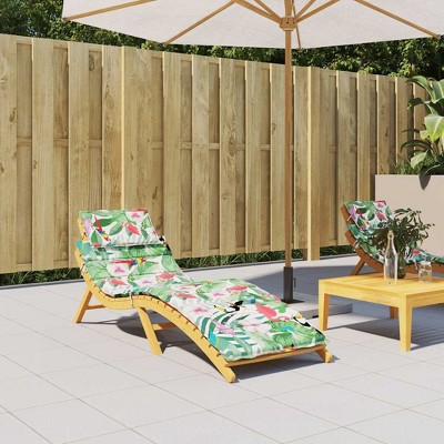 VidaXL Sun Lounger Cushion Multicolor Oxford Fabric