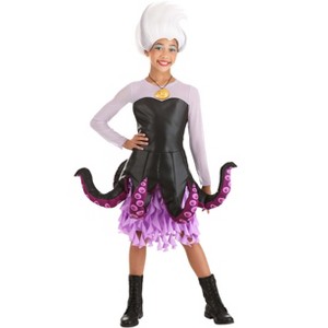 HalloweenCostumes.com Disney Little Mermaid Tween Girl's Ursula Costume. - 1 of 4