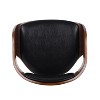 PAGED Bar Stools Mid-Century Modern Bar Chairs Faux Leather Island Chairs with Swivel Functionality for Kitchen Island - 2 of 4