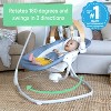 Ingenuity Simple Comfort Compact Swing with Wood Toy Bar - Chambray - 2 of 4