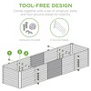 Best Choice Products 8x2x2ft Outdoor Metal Raised Garden Bed, Planter Box for Vegetables, Flowers, Herbs - 4 of 4