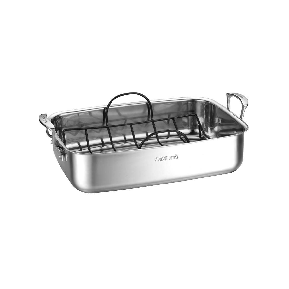 Cuisinart - 15" Stainless Steel Roaster