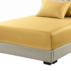 Egyptian Linens Fitted Sheet Only - 100% Bamboo Viscose - 1 of 4