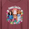 Women's - Barbie - Easter Lightweight French Terry Wide Neck Long Sleeve Graphic Shirt - 2 of 4