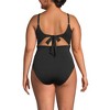 Lands' End Women's Wrap Monokini High Leg One Piece Swimsuit - 2 of 3