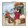 Amanti Art Vino And Music by Ronald West Framed Canvas Wall Art - 4 of 4