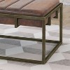 Sapphtopaz 49" Velvet Bench Upholstered Entryway Bench Ottoman with Metal Legs Foot Stool Shoe Bench for Living Room, Bedroom, Entryway - 4 of 4