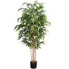 Sapphtopaz Artificial Bamboo Tree in Nursery Pot, Artificial Tree Faux Decorative Plants, Indoor & Outdoor Decor for Living Room, Foyer - 3 of 4