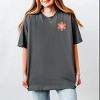 Simply Sage Market S.W.Smiley Checkered Mama Flowers Heavyweight Tee - 2 of 4