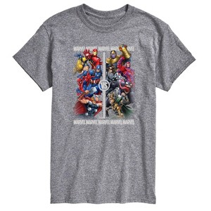 Men's - Marvel - Super Heroes Vs Villains Short Sleeve Graphic T-Shirt - 1 of 3