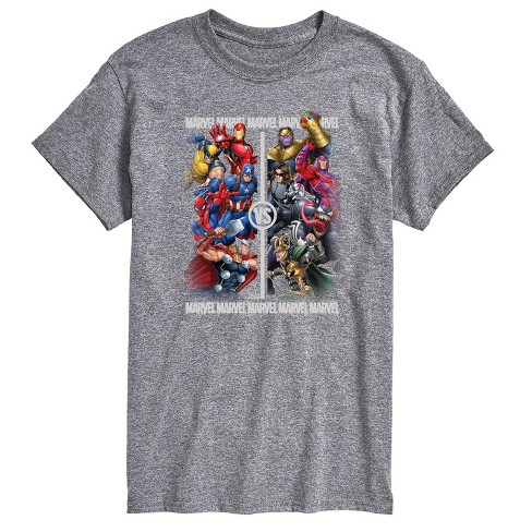 Men's - Marvel - Super Heroes Vs Villains Short Sleeve Graphic T-Shirt - image 1 of 3