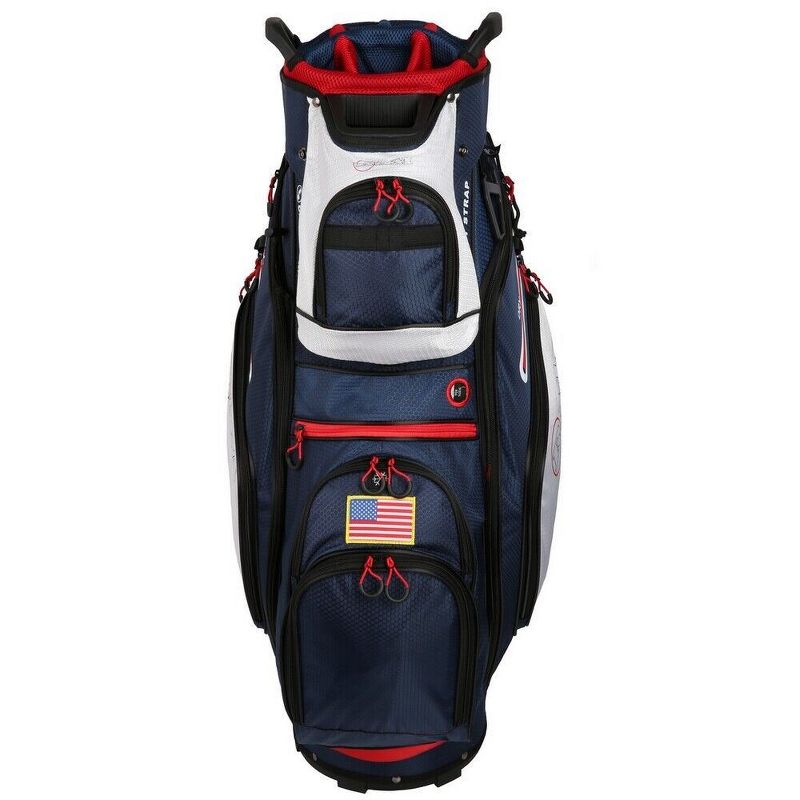 Ram Golf FX Deluxe Golf Cart Bag with 14 Way Dividers USA Flag, 3 of 5