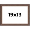 PosterPalooza | 19x13 Wide Barnwood Picture Frame, UV Acrylic, 6 Finishes - Grey, Brown, White, and Black - 2 of 4