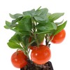 Unique Bargains Artificial Plants Plastic Orange 3.15"x3.15"x9.06" 1 Pcs - 4 of 4