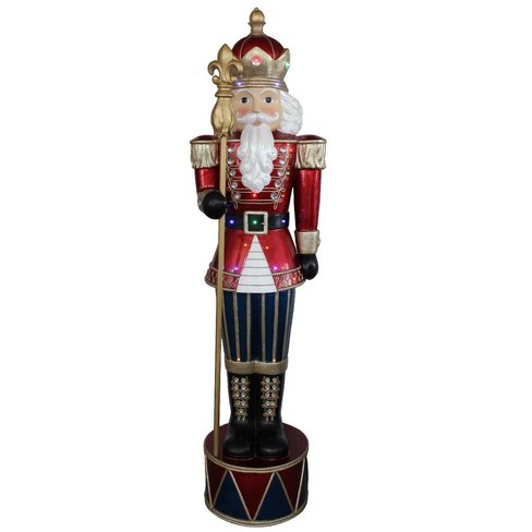 Northlight 6 Red And Gold Led Commercial Nutcracker With Scepter