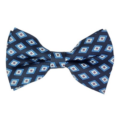 Men's Geometric Design 2.75 W And 4.75 L Inch Pre-Tied adjustable Bow Tie
