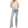 Women's Square Neck Ruffle Sleeve Top - Fate - 4 of 4