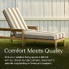 Honeycomb Outdoor Chaise Lounge Cushion - Cabana Stripe Tan - 2 of 4