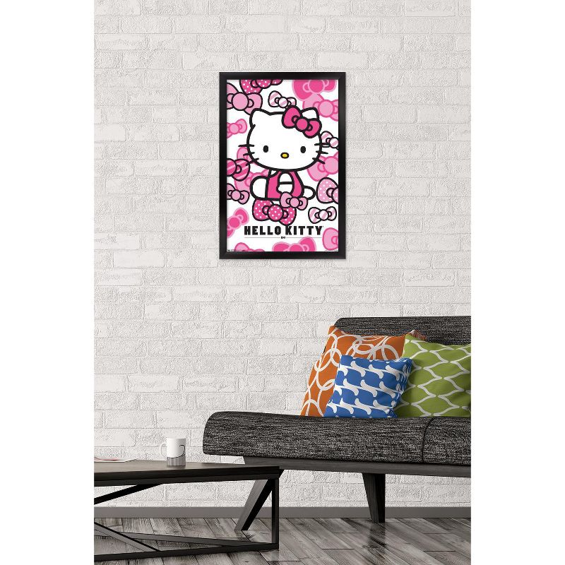 Trends International Hello Kitty - Bows Framed Wall Poster Prints, 2 of 7