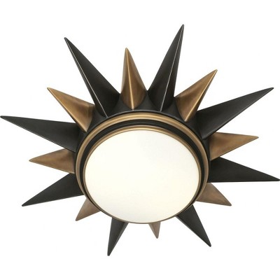 Robert Abbey Lighting Cosmos - Light Flush Mount in  Deep Patina Bronze