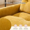 Swivel Barrel Chair, Mid Century Modern Chenille Armchair with Memory Foam, 360° Swivel, Side Storage Pockets, Comfortable Single Accent Chair - 3 of 4