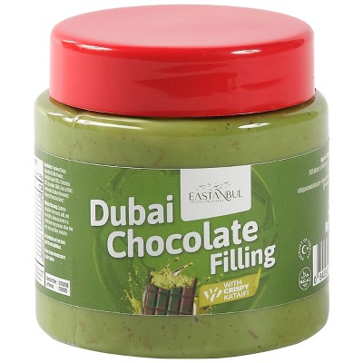 Eastanbul Dubai Chocolate Bar Mixture, Chocolate Bar Pistachio Filling, 7.8oz