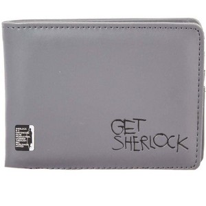 Seven20 Sherlock Holmes Men's Bi-Fold Wallet: Get Sherlock (Grey) - 1 of 3