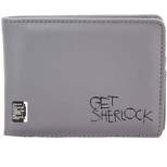 Seven20 Sherlock Holmes Men's Bi-Fold Wallet: Get Sherlock (Grey)