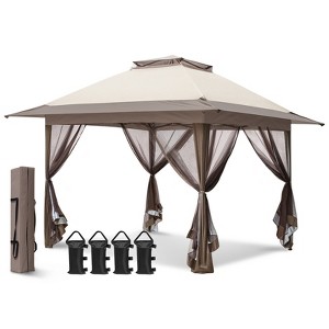 EAGLE PEAK Pop Up Gazebo with Mesh Netting - 1 of 4