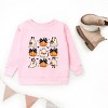 Ghost And Pumpkin Coquette - Youth Graphic Sweatshirt - 2 of 3