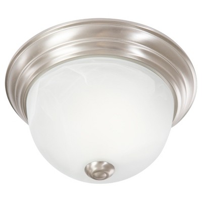 Yosemite One Light Flush Mount Satin Nickel