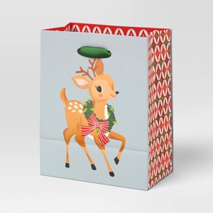 Reindeer Petite Christmas Gift Bag - Wondershop™ - 1 of 3