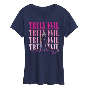 Women's - Disney Villains - Truly Evil Maleficent Short Sleeve Graphic T-Shirt - 1 of 4