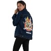 Members Only Women's Looney Tunes Denim Trucker Oversized Jacket - 4 of 4