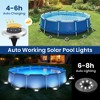 Cool White 8 LED Solar Outdoor Waterproof In-Ground Path Lights for Pathway, Yard, Lawn, Patio and Walkway - 2 of 4