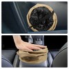 Unique Bargains Foldable Faux Leather Car Trash Can Hanging Storage Interior Accessories 7.87"x6.3" - 2 of 4