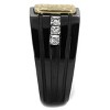 Slickblue Men’s Two-Tone Ring – Black Band with Gold Square Center & CZ Accents, Stainless Steel, Sizes 8 to 13 - 4 of 4