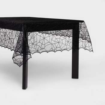 60"x84" Lace Halloween Tablecloth - Hyde & EEK! Boutique™