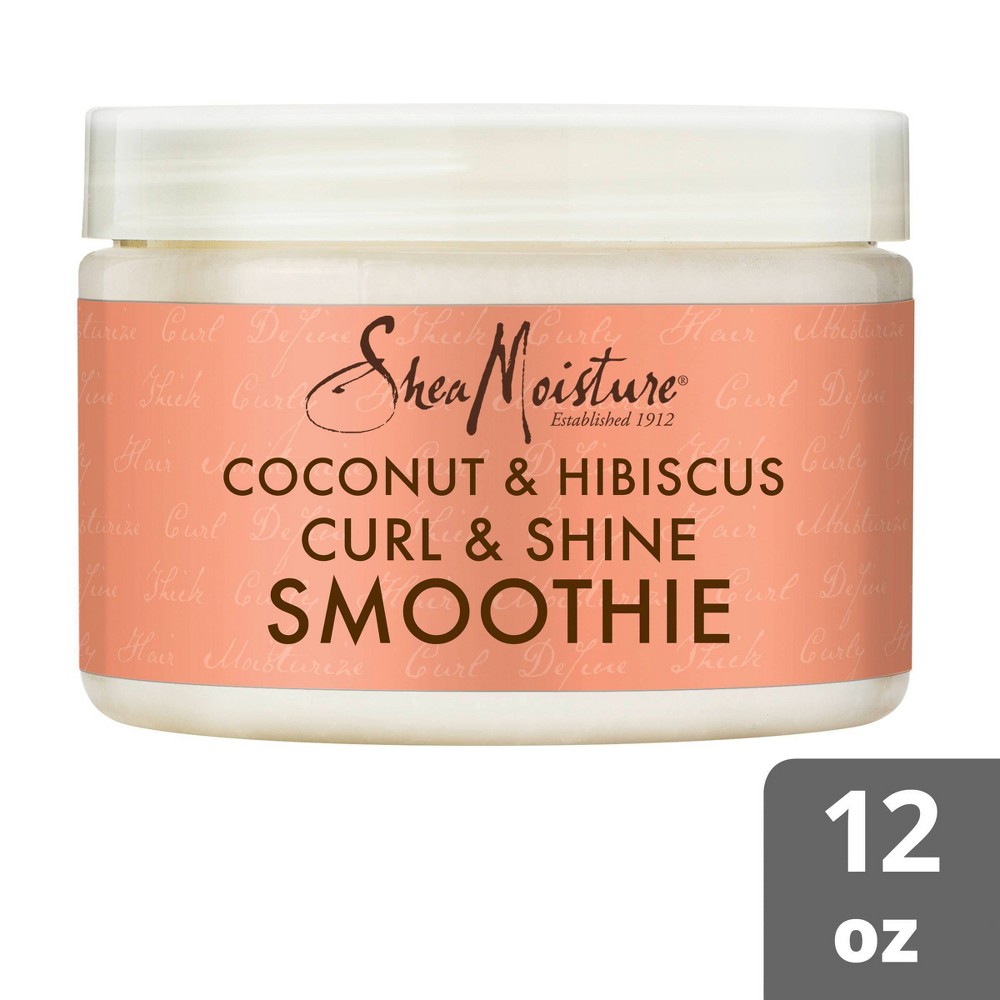 Photos - Hair Styling Product Shea Moisture SheaMoisture Coconut and Hibiscus Curl Enhancing Smoothie For Thick Curly 