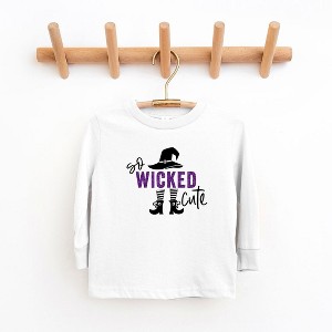 The Juniper Shop So Wicked Cute Glitter Youth Long Sleeve Tee - 1 of 3