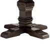 Nolan Dining Table White Marble/Salvage Dark Oak - Acme Furniture - 4 of 4