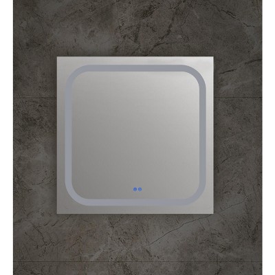Speculo Square 24" Embedded LED Warm White Bathroom Mirror