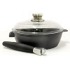 BergHOFF Scala Non-stick Cast Aluminum Saute Pan, Detachable Handle, Glass Lid - 2 of 4