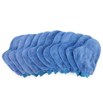 Smart Choice Microfiber Dusting Mitts Blue (12/Pack)