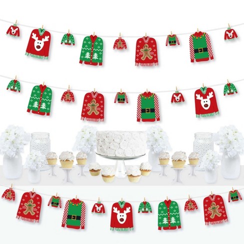 Be Merry Banner / Merry Christmas Banner / Christmas Holiday Decorations /  Eat Drink and Be Merry / Happy Holidays / Ugly Sweater Decoration 