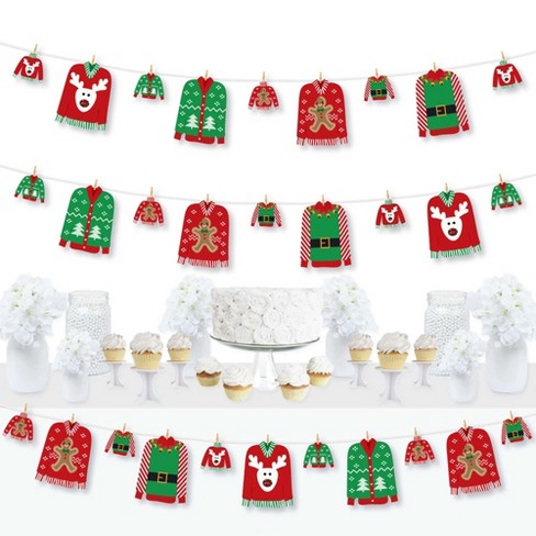 Be Merry Banner / Merry Christmas Banner / Christmas Holiday Decorations /  Eat Drink And Be Merry / Happy Holidays / Ugly Sweater Decoration