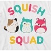 Squishmallows Squish Squad Crew Neck Short Sleeve Youth Boy's White T-shirt - 2 of 3