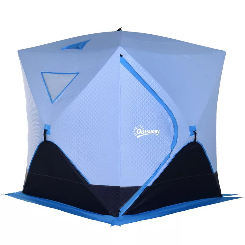 Outsunny 4 Person Ice Fishing Shelter with Padded Lebanon