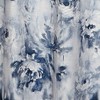 Noya Shower Curtain Blue - Moda at Home: Botanical Design, Polyester & Linen Blend, Machine Washable - image 2 of 4