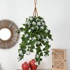 Nearly Natural Bougainvillea Hanging Basket - 3 of 3